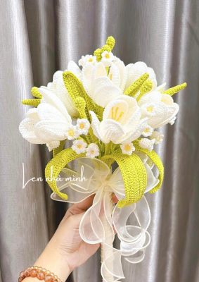 bó hoa len cưới